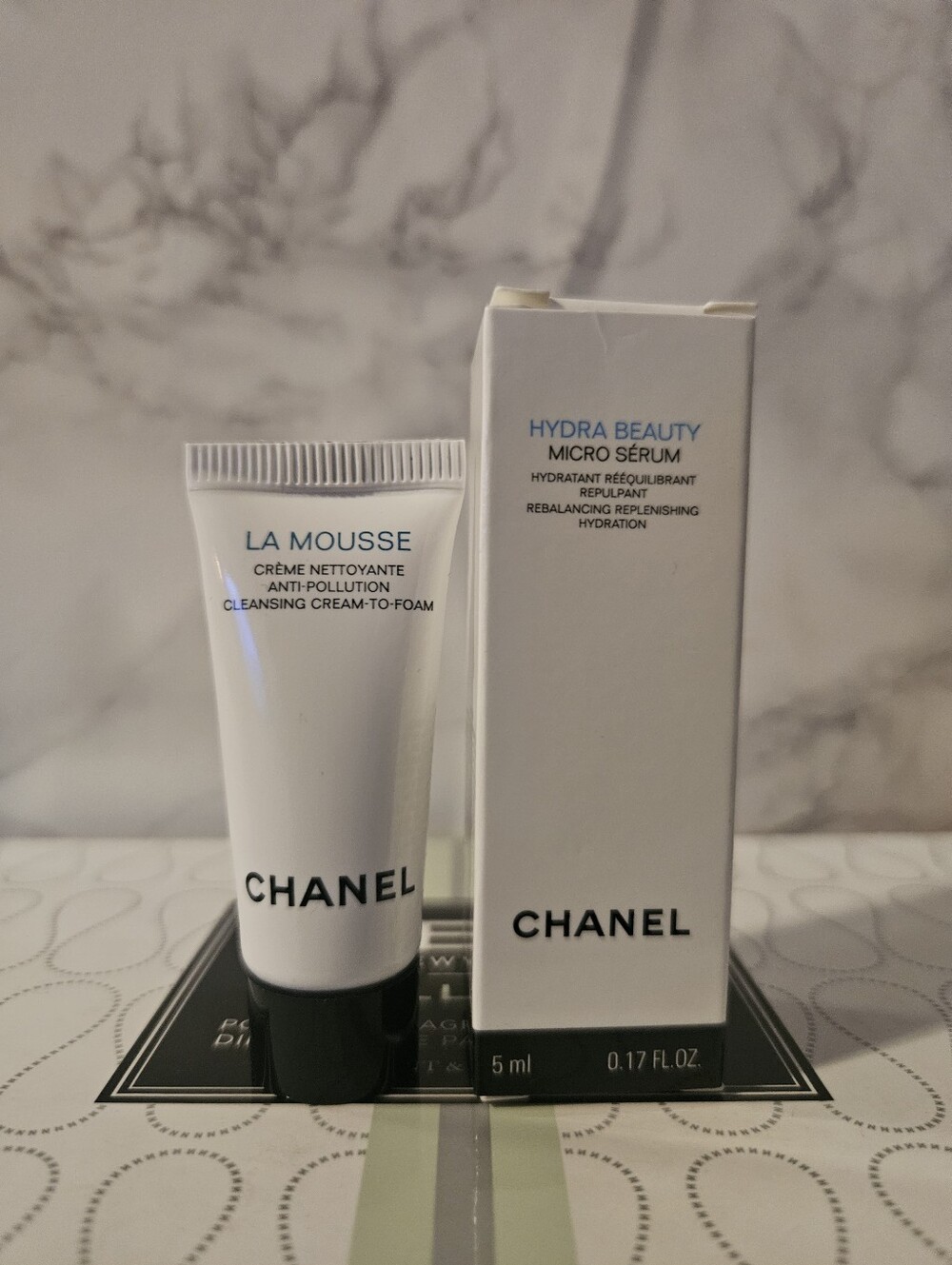 CHANEL La Mousse Cleanser And Hydra Beauty Micro Serum